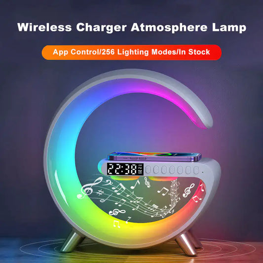 Bluetooth Speaker Wireless Charger Lamp My Store